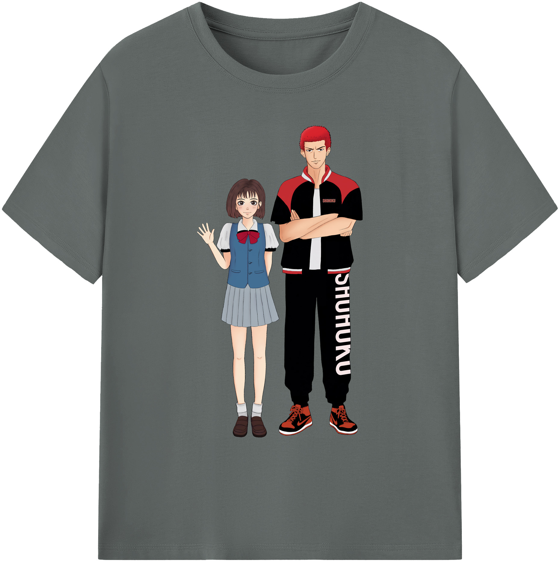 （画像用） SLAM DUNK／スラムダンク 綿100％ メンズ半袖Tシャツ｜肌触りやわらか＆通気性